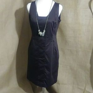 Worthington Brown Side Zipper Dress Size 10 EUC Career Wear